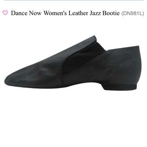 Dance Now Women's Leather Jazz Bootie